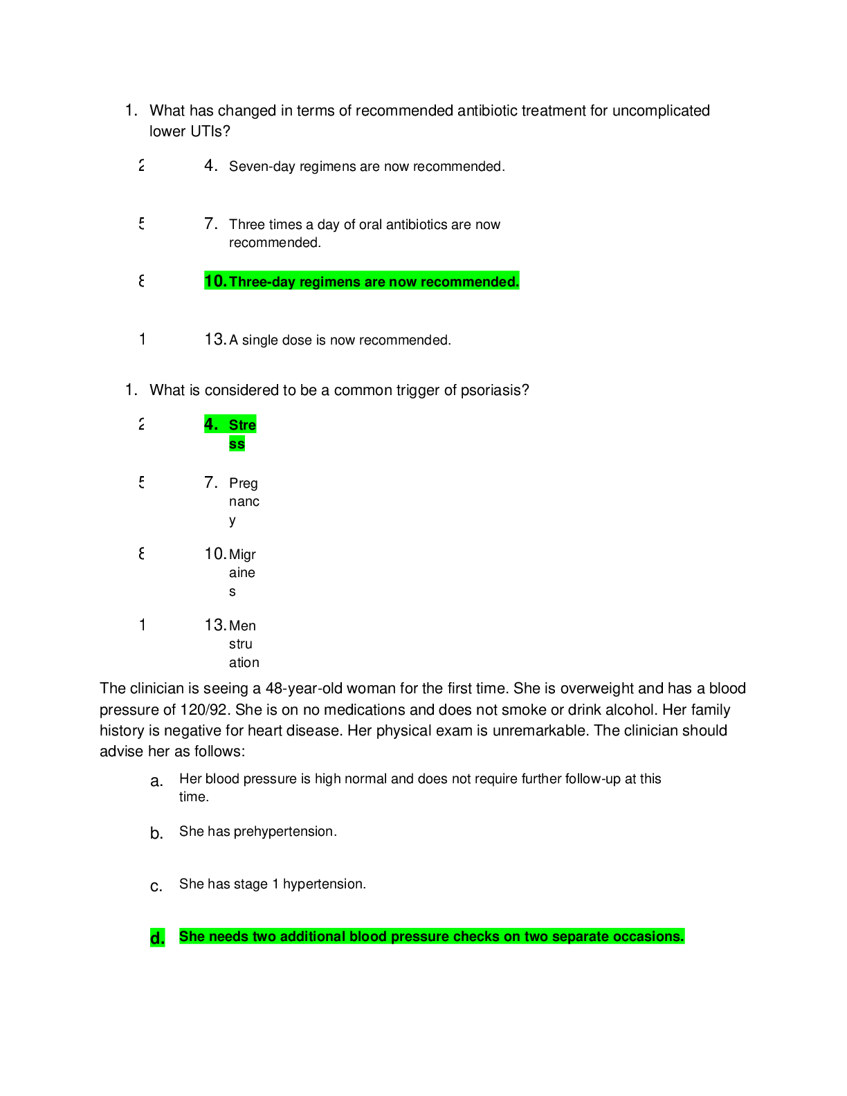 Preview image for NURS 6551 Final Exam 3 (Questions and Answers)